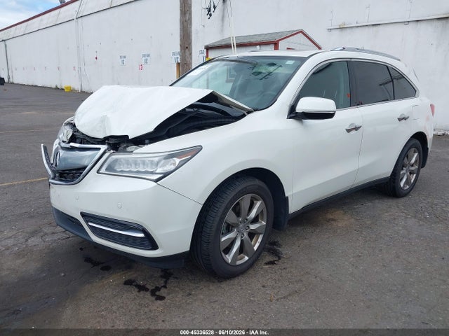 45336528 :رقم المزاد ، 5FRYD4H97GB029099 vin ، 2016 Acura Mdx Advance   Entertainment Packages/advance Package مزاد بيع