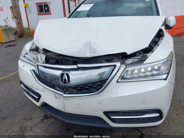 45336528 :رقم المزاد ، 5FRYD4H97GB029099 vin ، 2016 Acura Mdx Advance   Entertainment Packages/advance Package مزاد بيع