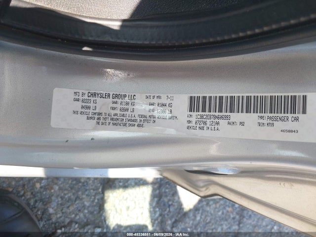 Продаж на аукціоні авто 2011 Chrysler 200 Touring, vin: 1C3BC2EB7BN606993, номер лоту: 45336581