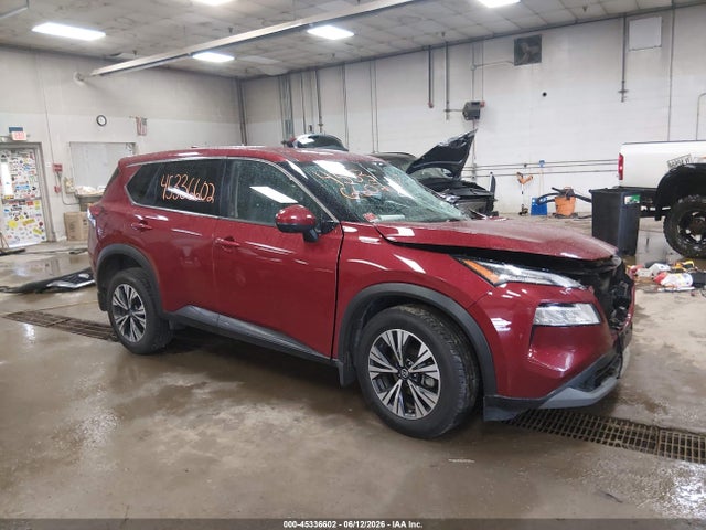 2021 Nissan Rogue Sv Intelligent Awd მანქანა იყიდება აუქციონზე, vin: JN8AT3BB3MW217075, აუქციონის ნომერი: 45336602