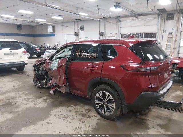 2021 Nissan Rogue Sv Intelligent Awd მანქანა იყიდება აუქციონზე, vin: JN8AT3BB3MW217075, აუქციონის ნომერი: 45336602