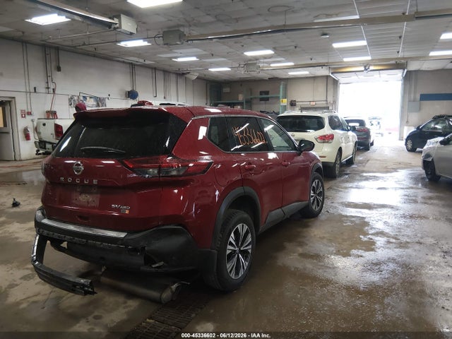2021 Nissan Rogue Sv Intelligent Awd მანქანა იყიდება აუქციონზე, vin: JN8AT3BB3MW217075, აუქციონის ნომერი: 45336602