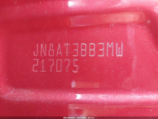 2021 Nissan Rogue Sv Intelligent Awd მანქანა იყიდება აუქციონზე, vin: JN8AT3BB3MW217075, აუქციონის ნომერი: 45336602