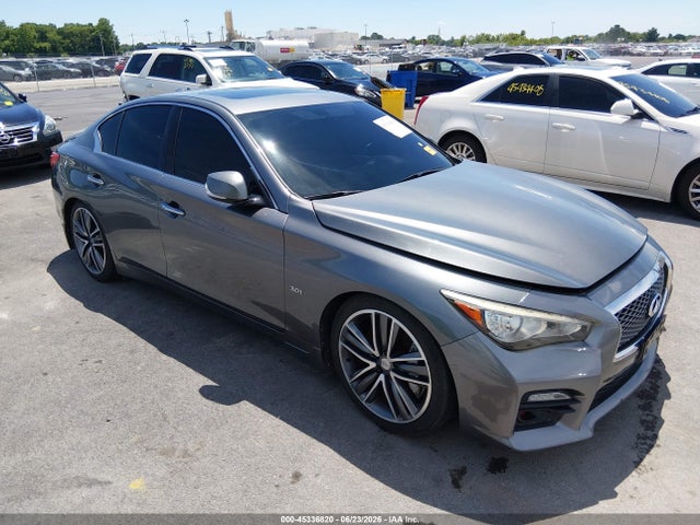 2017 Infiniti Q50 3.0t Sport მანქანა იყიდება აუქციონზე, vin: JN1EV7AR7HM830673, აუქციონის ნომერი: 45336820