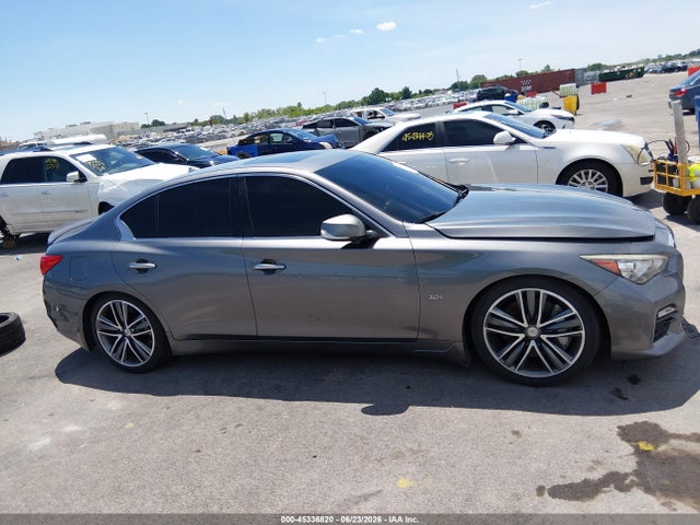 2017 Infiniti Q50 3.0t Sport მანქანა იყიდება აუქციონზე, vin: JN1EV7AR7HM830673, აუქციონის ნომერი: 45336820