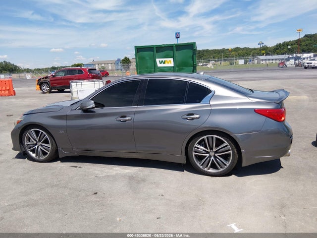 2017 Infiniti Q50 3.0t Sport მანქანა იყიდება აუქციონზე, vin: JN1EV7AR7HM830673, აუქციონის ნომერი: 45336820