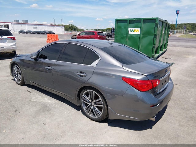 2017 Infiniti Q50 3.0t Sport მანქანა იყიდება აუქციონზე, vin: JN1EV7AR7HM830673, აუქციონის ნომერი: 45336820