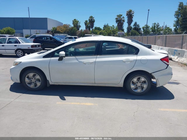 45336900 :رقم المزاد ، 19XFB2F53EE221142 vin ، 2014 Honda Civic Lx مزاد بيع