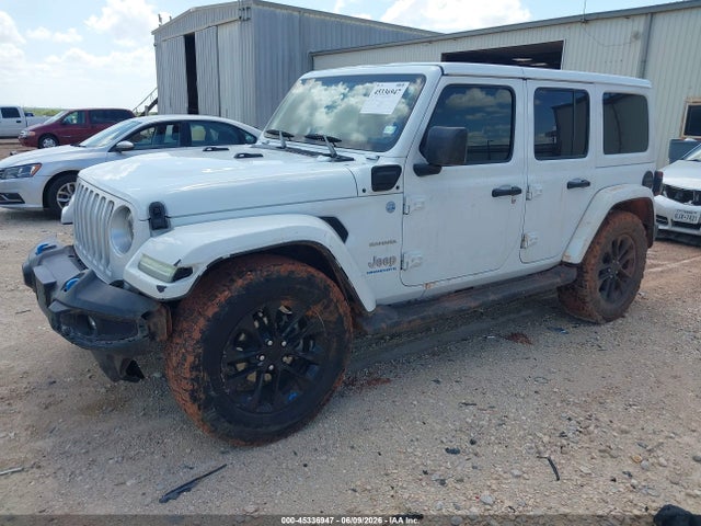 Продажа на аукционе авто 2023 Jeep Wrangler 4xe Sahara 4x4, vin: 1C4JJXP62PW515156, номер лота: 45336947