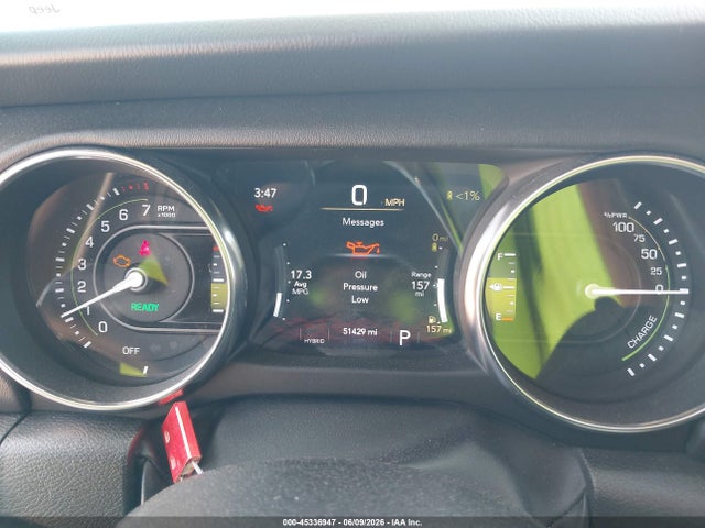 Продажа на аукционе авто 2023 Jeep Wrangler 4xe Sahara 4x4, vin: 1C4JJXP62PW515156, номер лота: 45336947