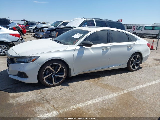 2021 Honda Accord Sport 2.0t მანქანა იყიდება აუქციონზე, vin: 1HGCV2F33MA021406, აუქციონის ნომერი: 45337037