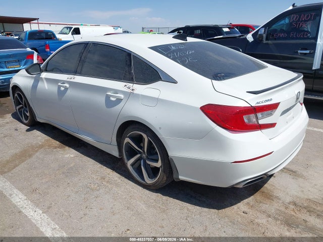 2021 Honda Accord Sport 2.0t მანქანა იყიდება აუქციონზე, vin: 1HGCV2F33MA021406, აუქციონის ნომერი: 45337037