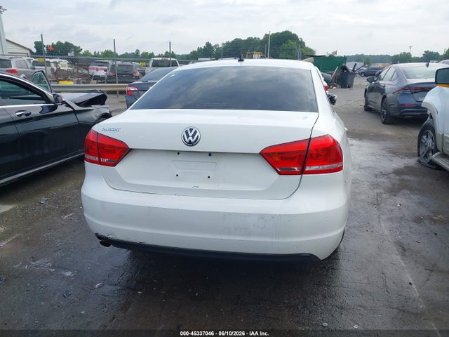 Продаж на аукціоні авто 2013 Volkswagen Passat 2.5l S, vin: 1VWAP7A34DC121519, номер лоту: 45337046
