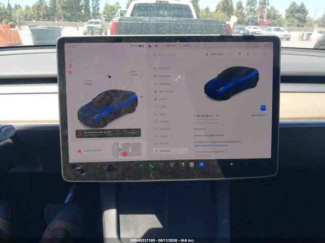 Aukcja sprzedaży 2021 Tesla Model Y Long Range Dual Motor All-wheel Drive, vin: 5YJYGDEE1MF294624, numer aukcji: 45337100