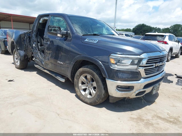 45337163 :رقم المزاد ، 1C6SRFDTXKN806575 vin ، 2019 Ram 1500 Laramie  4x4 6'4 Box مزاد بيع