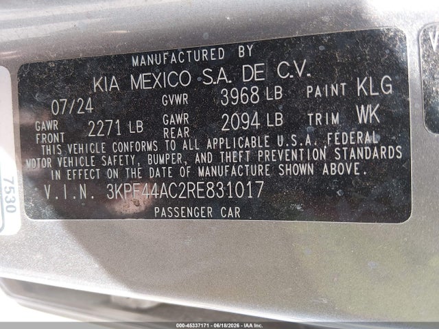 KIA FORTE GT 2024 3KPF44AC2RE831017 Image 9
