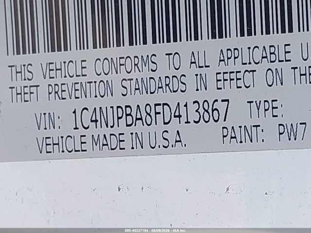 Jeep Patriot Sport 2015 1C4NJPBA8FD413867 Image 9