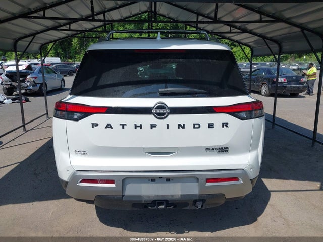 Продажа на аукционе авто 2025 Nissan Pathfinder Platinum 4wd, vin: 5N1DR3DJ1SC215315, номер лота: 45337337