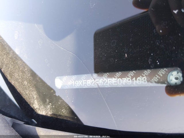 Aukcja sprzedaży 2015 Honda Civic Lx, vin: 19XFB2F52FE079108, numer aukcji: 45337386