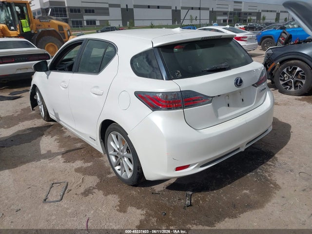 Продажа на аукционе авто 2012 Lexus Ct 200h Premium, vin: JTHKD5BH6C2121894, номер лота: 45337403