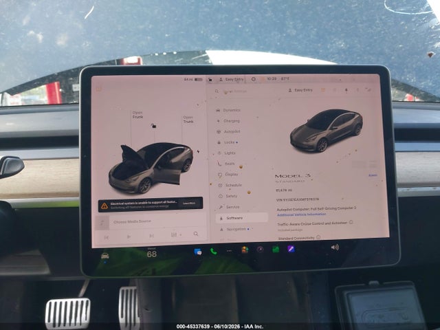 Aukcja sprzedaży 2021 Tesla Model 3 Standard Range Plus Rear-wheel Drive, vin: 5YJ3E1EAXMF976378, numer aukcji: 45337639