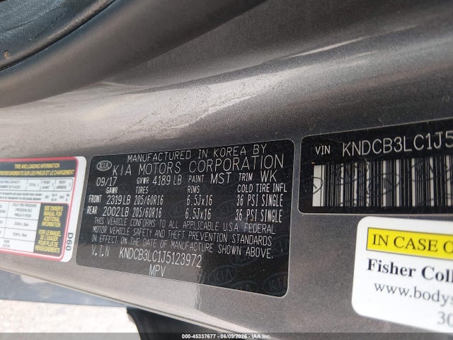 Aukcja sprzedaży 2018 Kia Niro Lx, vin: KNDCB3LC1J5123972, numer aukcji: 45337677