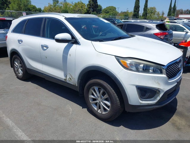 45337718 :رقم المزاد ، 5XYPG4A36GG101915 vin ، 2016 Kia Sorento 2.4l Lx مزاد بيع