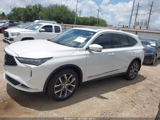 45337771 :رقم المزاد ، 5J8YD9H49NL007524 vin ، 2022 Acura Mdx Technology Package مزاد بيع