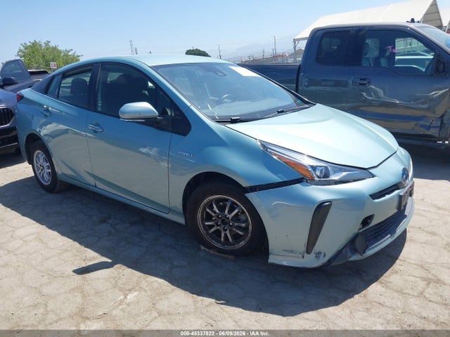 45337822 :رقم المزاد ، JTDKARFU8K3094313 vin ، 2019 Toyota Prius L Eco مزاد بيع