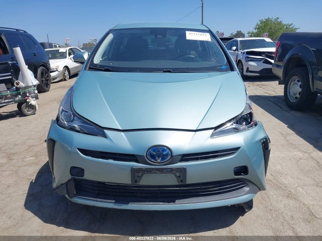 45337822 :رقم المزاد ، JTDKARFU8K3094313 vin ، 2019 Toyota Prius L Eco مزاد بيع