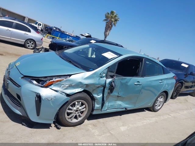 45337822 :رقم المزاد ، JTDKARFU8K3094313 vin ، 2019 Toyota Prius L Eco مزاد بيع