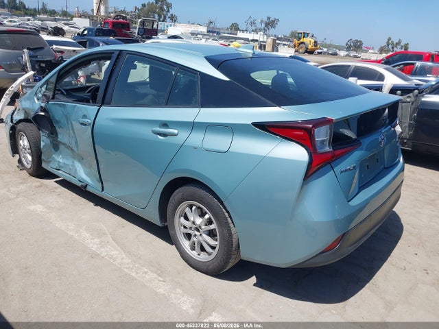 45337822 :رقم المزاد ، JTDKARFU8K3094313 vin ، 2019 Toyota Prius L Eco مزاد بيع