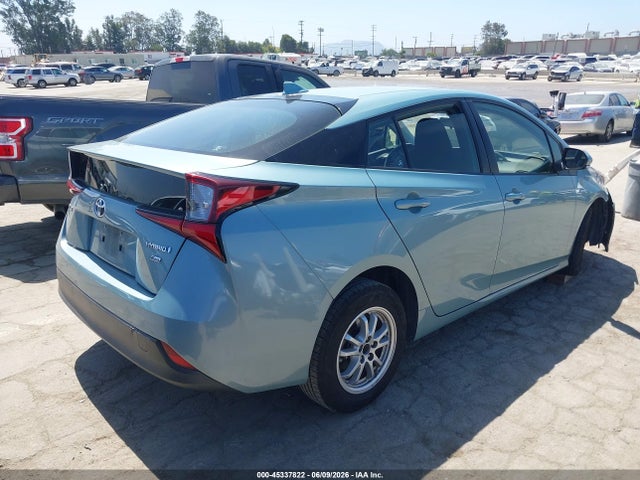 45337822 :رقم المزاد ، JTDKARFU8K3094313 vin ، 2019 Toyota Prius L Eco مزاد بيع