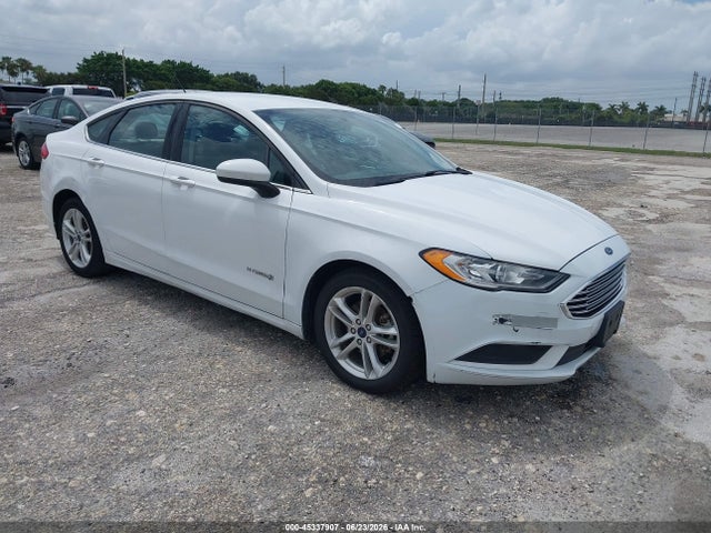 Продаж на аукціоні авто 2018 Ford Fusion Hybrid S, vin: 3FA6P0UU8JR122096, номер лоту: 45337907