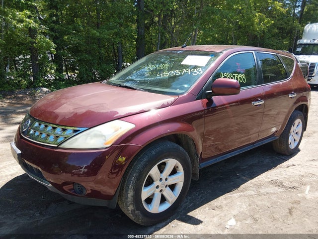 Auction sale of the 2007 Nissan Murano S, vin: JN8AZ08W87W642626, lot number: 45337933