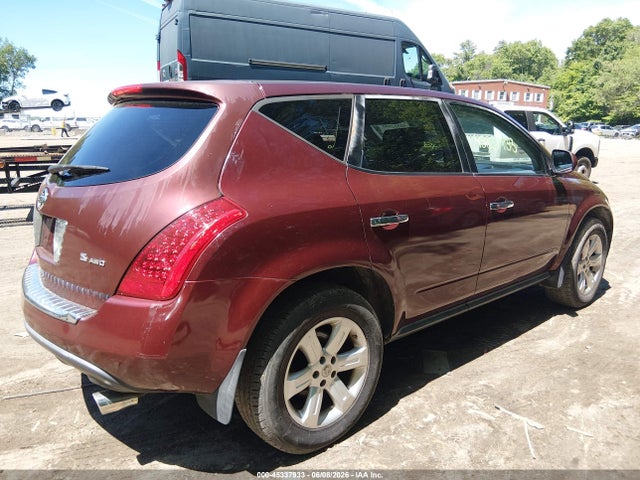 Auction sale of the 2007 Nissan Murano S, vin: JN8AZ08W87W642626, lot number: 45337933