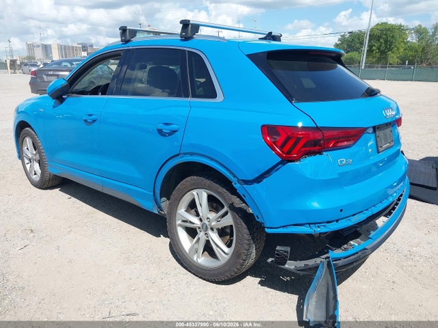 Продаж на аукціоні авто 2019 Audi Q3 2.0t S Line Premium, vin: WA1FECF37K1083061, номер лоту: 45337990