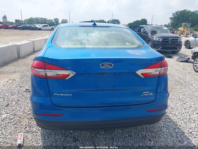 45338022 :رقم المزاد ، 3FA6P0MU3KR262395 vin ، 2019 Ford Fusion Hybrid Sel مزاد بيع