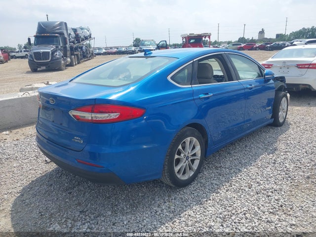 45338022 :رقم المزاد ، 3FA6P0MU3KR262395 vin ، 2019 Ford Fusion Hybrid Sel مزاد بيع