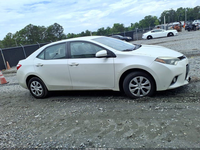 45338215 :رقم المزاد ، 5YFBPRHE2GP568002 vin ، 2016 Toyota Corolla Le Eco مزاد بيع