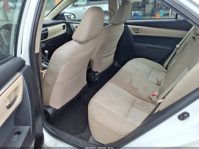 45338215 :رقم المزاد ، 5YFBPRHE2GP568002 vin ، 2016 Toyota Corolla Le Eco مزاد بيع