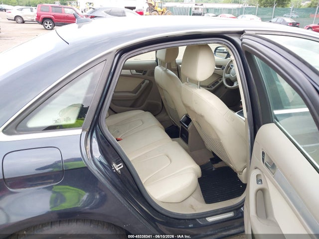 2012 Audi A4 2.0t Premium მანქანა იყიდება აუქციონზე, vin: WAUBFAFL7CA117262, აუქციონის ნომერი: 45338341