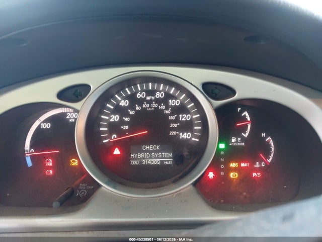 Aukcja sprzedaży 2006 Toyota Highlander Hybrid Limited V6, vin: JTEDW21A660002763, numer aukcji: 45338501