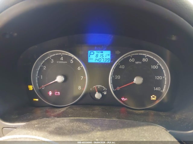 2010 Hyundai Accent Gls მანქანა იყიდება აუქციონზე, vin: KMHCN4AC2AU424509, აუქციონის ნომერი: 45338560