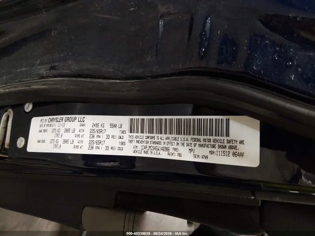 2014 Jeep Cherokee Latitude მანქანა იყიდება აუქციონზე, vin: 1C4PJMCS4EW146986, აუქციონის ნომერი: 45338639