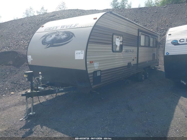 2018 Forest River Cherokee Grey Wolf Limited 26rl Travel Trailer მანქანა იყიდება აუქციონზე, vin: 4X4TCKB29JK044528, აუქციონის ნომერი: 45338738