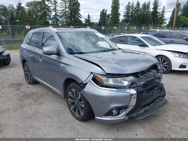2018 Mitsubishi Outlander Phev Gt/sel მანქანა იყიდება აუქციონზე, vin: JA4J24A5XJZ070483, აუქციონის ნომერი: 45338843