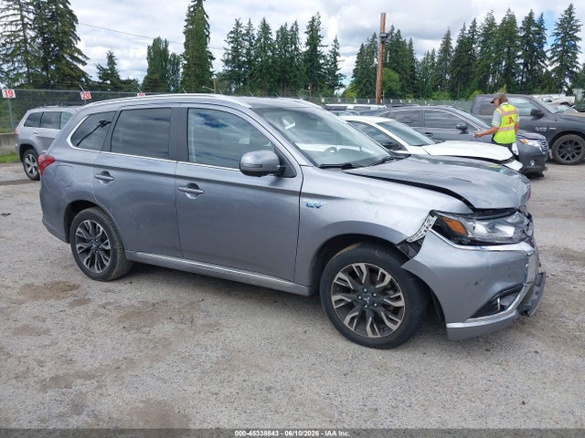 Продаж на аукціоні авто 2018 Mitsubishi Outlander Phev Gt/sel, vin: JA4J24A5XJZ070483, номер лоту: 45338843