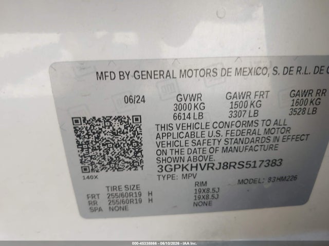 Honda Prologue Ex 2024 3GPKHVRJ8RS517383 Image 9