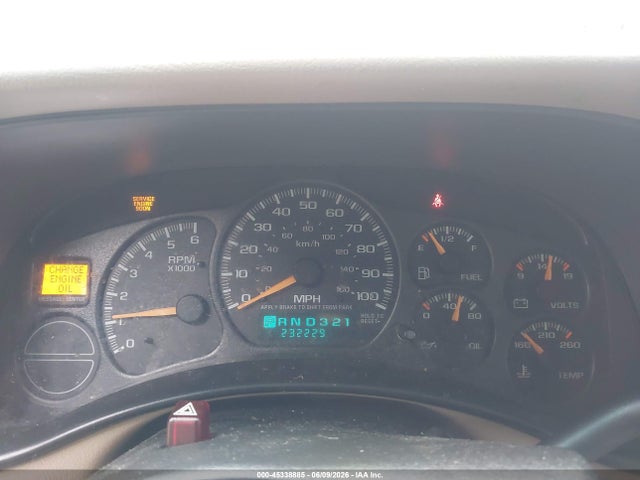 Продаж на аукціоні авто 2002 Chevrolet Suburban 1500 Lt, vin: 1GNFK16Z52J192049, номер лоту: 45338885